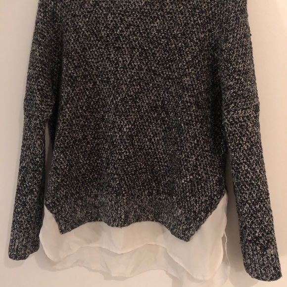 Casual Long Sleeve Sweater with shirt-tails - Picture 5 of 6